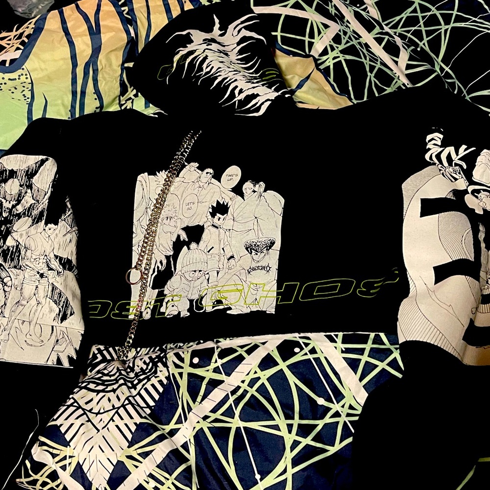RARE Ghost Supply E-Girl Chain Hoodie Anime